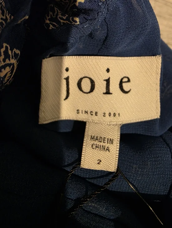 Joie Navy One-Shoulder Ruffle Dress - Picture 5 of 5